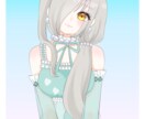 商用利用込！はっきりとした可愛い一枚絵描きます 瞳のキラキラ感とツヤ感が特徴です♡ イメージ5