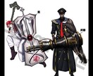 配信やゲームに使える立ち絵を描きます SD等身イラスト付き！全身3000円～ イメージ5