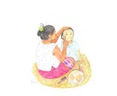 手描きの水彩イラスト描きます 生活感溢れる優しく懐かしいイラストが得意です イメージ1