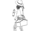 日常を切り取るやさしい線のシンプルイラスト描きます SNS・冊子にも ◎おしゃれでゆるい似顔絵やイラスト描きます イメージ2
