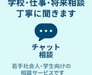 丁寧に聞きます。学校・仕事・将来相談を受けます 学校・仕事・将来。相談しにくいモヤモヤを丁寧にお聞きします。 イメージ1