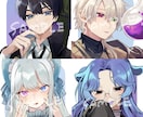 厚塗りで可愛いアイコン描きます あなただけの可愛いアイコン作り イメージ3