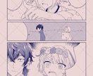 モノクロ漫画制作します オリジナルキャラクターの漫画制作します イメージ9