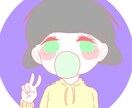 ゆるめのイラスト描きます アイコン使用におすすめします！ イメージ1