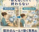 人を増やさず実務が回る御社専用AIを作ります AIを使い切れない企業へ。設計から現場定着まで一貫支援 イメージ3