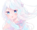 サムネイルやアイコン可愛く描きます きらきらで儚い作品に仕上げます イメージ1