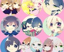 アイコン用デフォルメイラスト描きます 自分だけのアイコンが欲しい方、推しとのアイコンが欲しい方 イメージ2