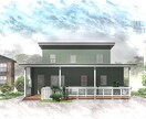 建築3Dパースを低価格で作成いたします 経験実績例： 住宅外観パース製作 ・住宅内観パース製作 イメージ6