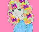 横顔イラスト描きます 優しいイメージを全面に出したい方おすすめ イメージ3