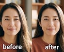 あなたの｢美しさ｣を引き出す写真レタッチをします 美化しすぎないナチュラルな写真レタッチ イメージ2