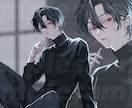 アイコン/配信/ちびキャラ等イラスト何でも描きます SNS・ブログアイコン・ヘッダー等お気軽にご相談ください♪ イメージ2