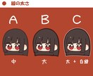 かわいいちびきゃら描きます SNSのアイコンにぴったりです！ イメージ3