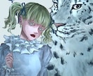 ダーク×動物×厚塗りで世界観あるイラスト描きます 商用利用◎描写範囲の制限なし一律価格！ご相談だけでもOKです イメージ9