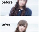 人物写真修正します 自撮りなどを可愛く加工します。キャバクラ系ギャル系が得意です イメージ1
