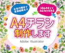 A4チラシ制作します 広告・演奏会、行事等のチラシ・フライヤーはお任せください イメージ1