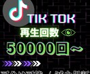 TikTok再生回数を5万回〜拡散します 最短24時間以内に完了！圧倒的な実績でアカウントの箔付けを イメージ1
