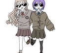 ポップでシンプルなイラストをお描きします SNSなどのアイコンに！ポップ可愛いイラストを制作します イメージ3