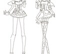 衣装デザイン書きます 女の子の衣装デザインならおまかせください！ イメージ2
