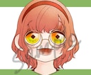 SNSで使えるアイコン描きます 印象強め！速い！ まんまるおめめのアイコン描きます イメージ2