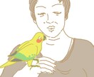 あなたのペットや大切な人の写真をイラストにします 2枚2000円で写真をゆるっとイラストにしてみませんか？ イメージ6