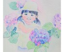 手描きで優しい水彩の似顔絵、描きます お祝いに、贈り物に、心をこめて丁寧に仕上げます。 イメージ1