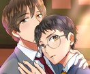 萌え系、女性向けオリジナルイラスト描きます あなただけのかわいい、かっこいいキャラクターをイラストに！ イメージ7