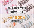 ネイルチップ　フルオーダーで制作いたします シンプルネイルから痛ネイルまで！オリジナルネイルチップ イメージ1