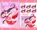 商用利用可！きらきら可愛い子のアイコン描きます SNS用アイコンに！目を引く可愛い子でアピール！ イメージ3