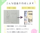 間取り図作成します 手書き図面から見やすい間取り図に仕上げます！ イメージ2