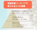 1ヶ月3万円台/プロが英語学習コーチングします 英検一級プロのコーチングで英語力アップ！ イメージ3