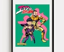 ワンピースの画風で　誕プレ　ウェルカムボードます アニメ　ワンピース　ルフィ　風のかわいい似顔絵 イメージ9