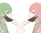 歌ってみた等のイラスト描きます キャラクターを残したまま絵柄や雰囲気寄せるのが得意です イメージ4