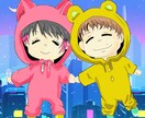 イラストのアイコンお描きします ちびキャラやイラスト描きます！ イメージ1