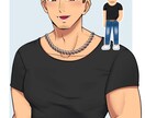 等身イラストお描きします カップルイラストも作成可能です！ イメージ1