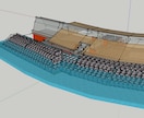 土木工事に必要な3Dモデル・データ作成を承ります ICT 土木3Dモデル作成｜CAD・点群・ドローン対応 イメージ6