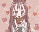 ふんわり可愛い女の子のSNSアイコン描きます フリルやレースがアクセントのゆめ可愛いイラスト イメージ2
