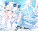今だけ激安！？可愛い一枚絵描きます SNS映え間違い無しの透明感溢れるイラストをあなたに！ イメージ3
