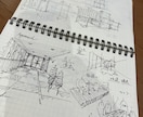 ラフスケッチを描きます デザイン賞を多数受賞したデザイナーが空間を豊かに創造します イメージ9