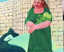 ペットやお子さんなどのイラスト描きます キャンバスにアクリルガッシュで制作します(画材代、送料込み) イメージ2