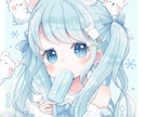 修正無料◎ふわふわ可愛いイラストをお届けします X、YouTube、グッズなど様々な用途で使用可能です◎ イメージ2