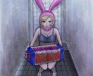 SNSアイコン・1枚絵描きます かわいい×ダークで雰囲気のあるイラスト イメージ4