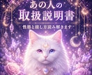 即日鑑定　相手の取扱説明書を作ります 算命学・四柱推命・西洋占星術から一つ選べます イメージ1