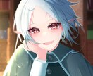 透明感のある人物イラスト制作します 透明感と表情を大切に丁寧に仕上げます/初めてでも安心対応 イメージ1