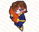 グッズ向けの可愛いミニキャライラストを描きます 最短即日納品♡お姿を最大限可愛く表現します！ イメージ3