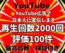 YouTube広告で日本人再生回数と評価増やします ★日本人にプロモーション★再生回数2000回＋評価100件✨ イメージ6