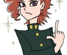 カートゥーン風のイラストお描きます ちょっと変わったポップスターに！ イメージ1