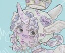 可愛いアイコンイラスト描きます 可愛さの中にほんのりダークさが香るイラストが得意です！ イメージ3