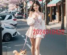 AIで作成した犬の散歩をする女子高生の写真販売ます 撮影や商用利用が難しい、犬の散歩をする女子高生のAI写真販売 イメージ5