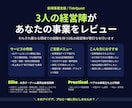 大手IT・通信・ゲーム出身役員が事業レビューします 3名の実務経験者が多角的に壁打ちします イメージ1