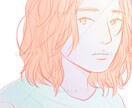 グラデーションカラーの繊細な人物イラストを描きます アイコン・似顔絵・表紙用等お気軽にご相談ください＾＾ イメージ5